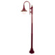 Monaco Single Head Medium Post - Burgundy Finish / E27 Monaco Single Head Medium Post - Burgundy Finish / E27